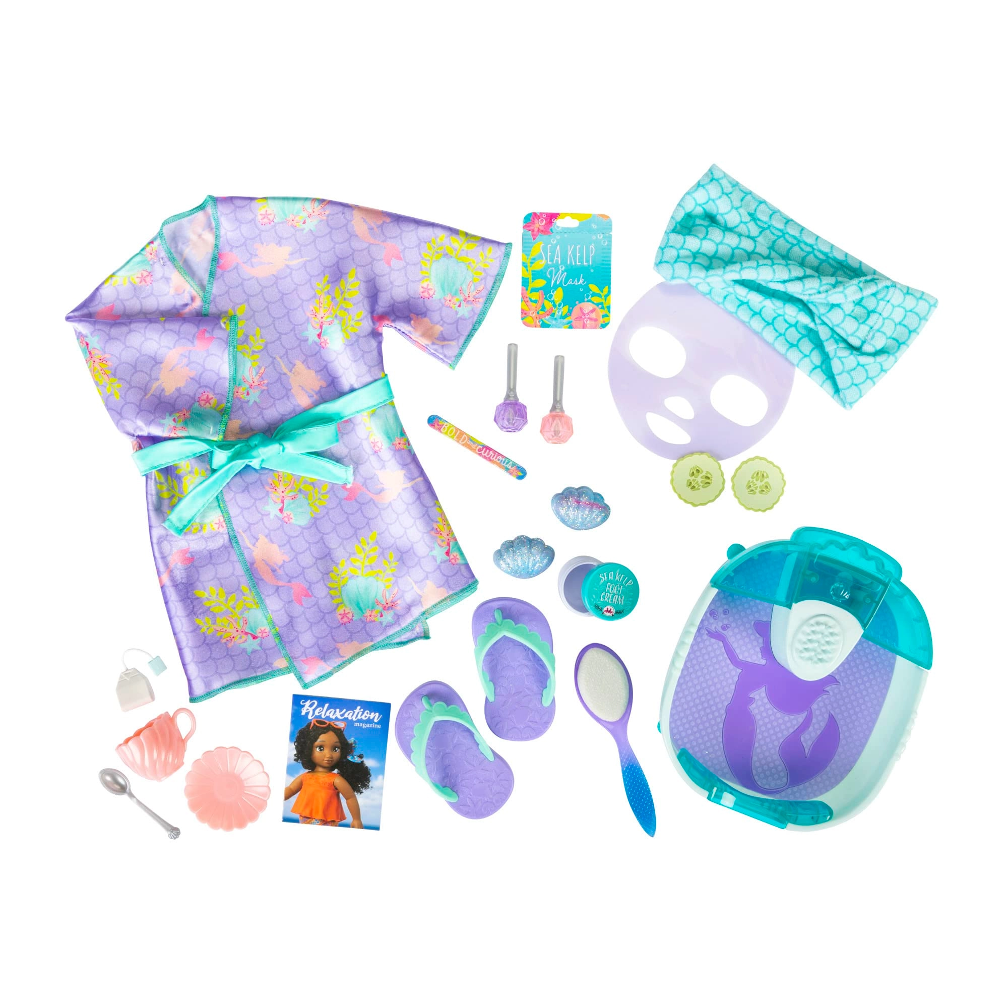 ILY Ariel Spa Set - 19-pieces 18-inch doll compatible