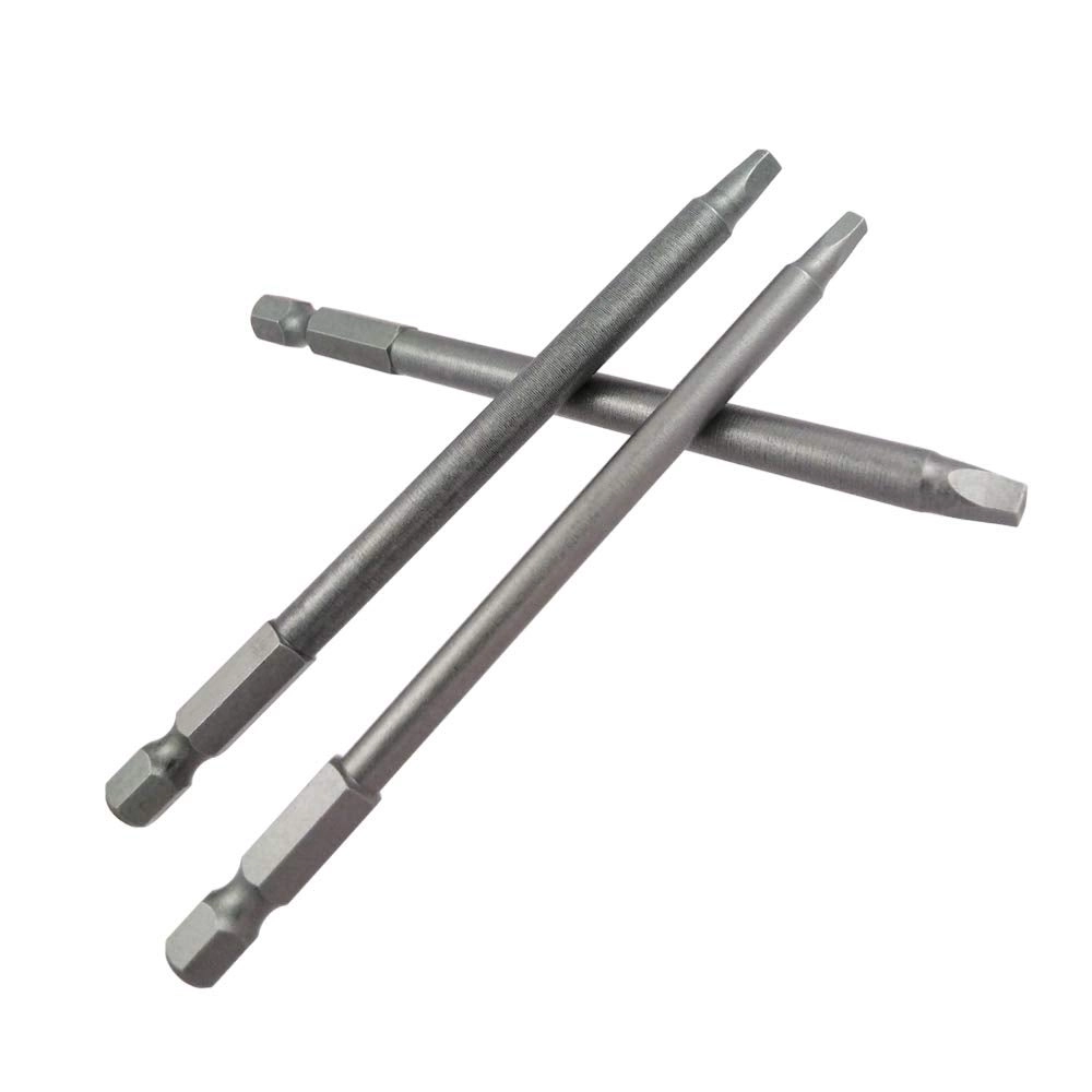 Square Head Bits - 3pcs per set 100mm