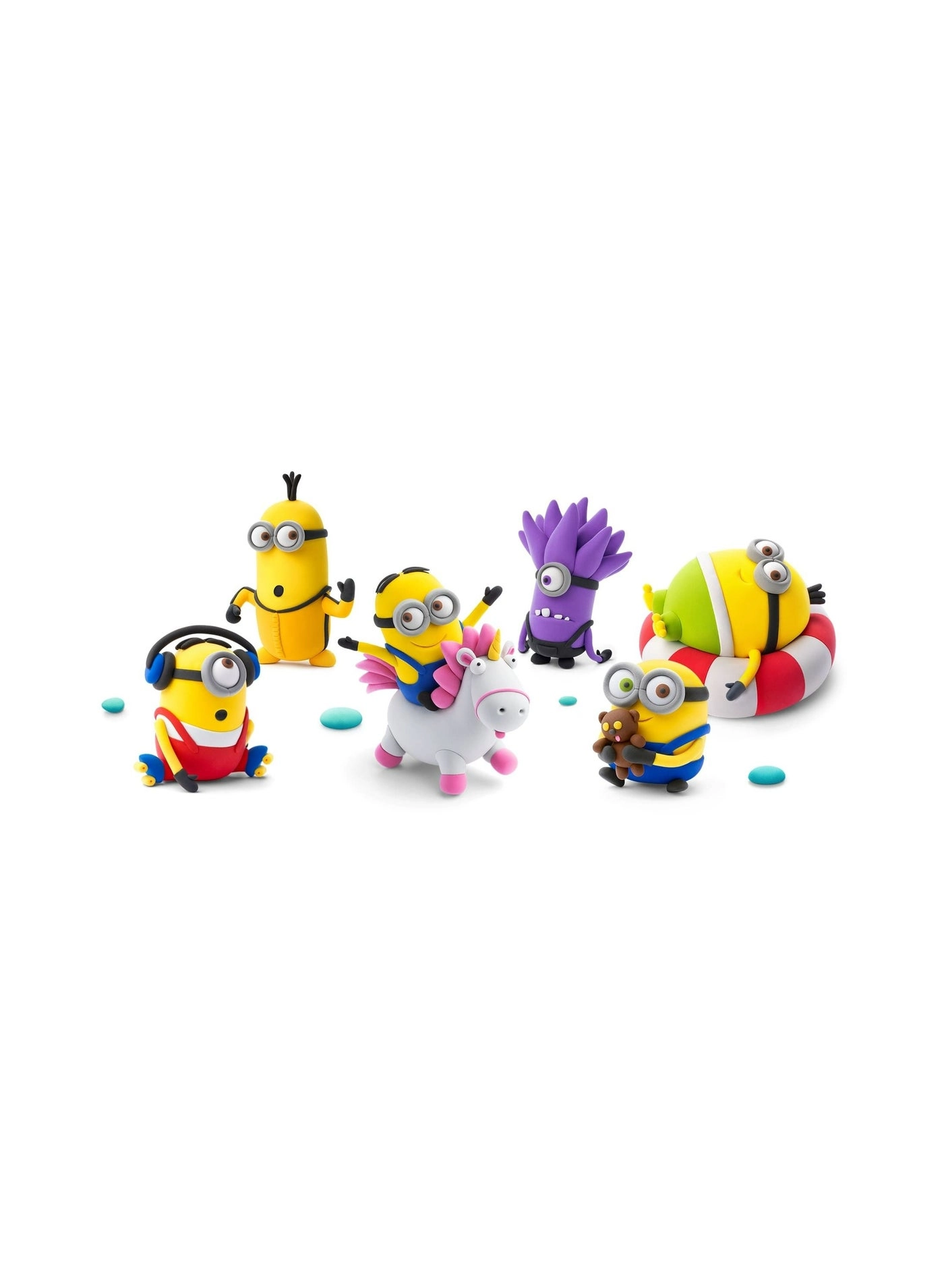 MINIONS Colourful modelling air-dry clay - 3+ years 15 pcs