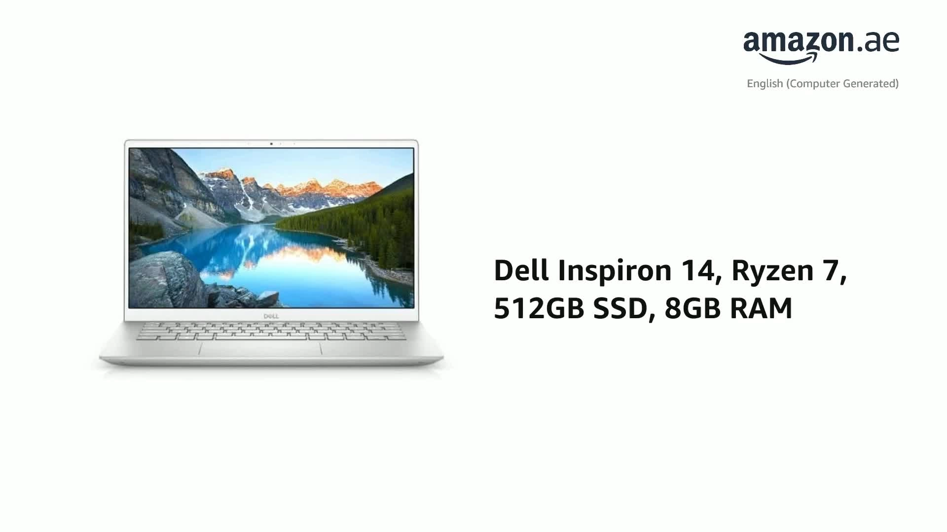 Inspiron 14 5405 - 14'' Ryzen 7-4700U 8GB DDR4 512GB SSD