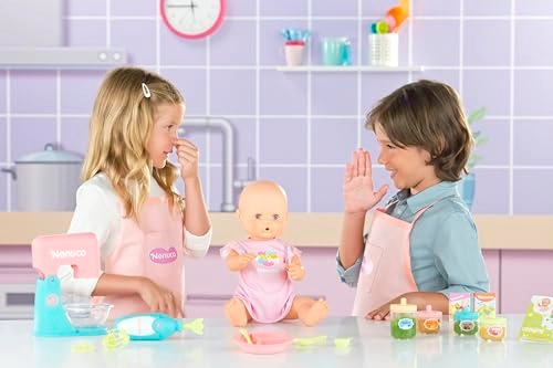What shall we eat today? - 42 cm Baby Doll two electronic toys Ages 3+