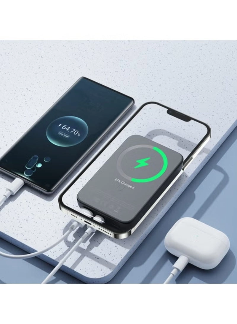 Magnetic Wireless Charging Power Bank - 10000 mAh 20W
