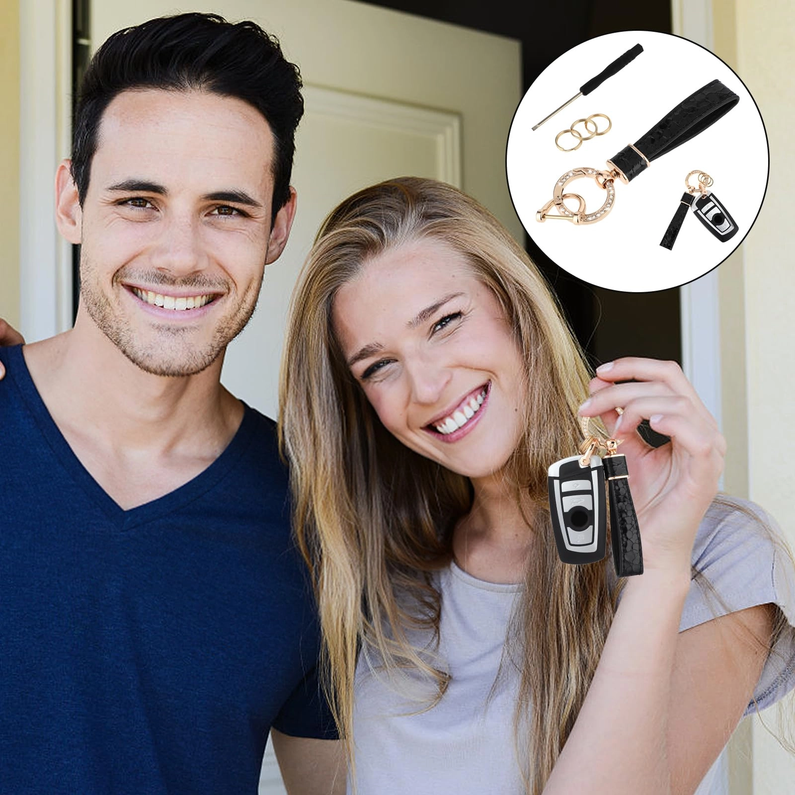 Leather Keychain - Vehicle