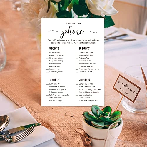 Bridal Shower Game Cards - Baby 30 piece(s)