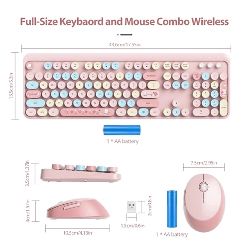 Wireless Keyboard & Mouse Set - US Wireless