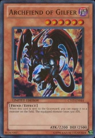 Konami Archfiend of Gilfer CT07-EN014