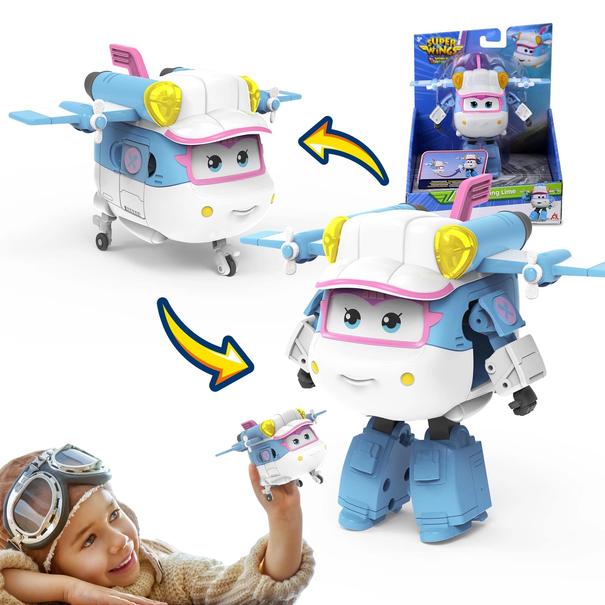 Super Wings - 10 Steps Lime