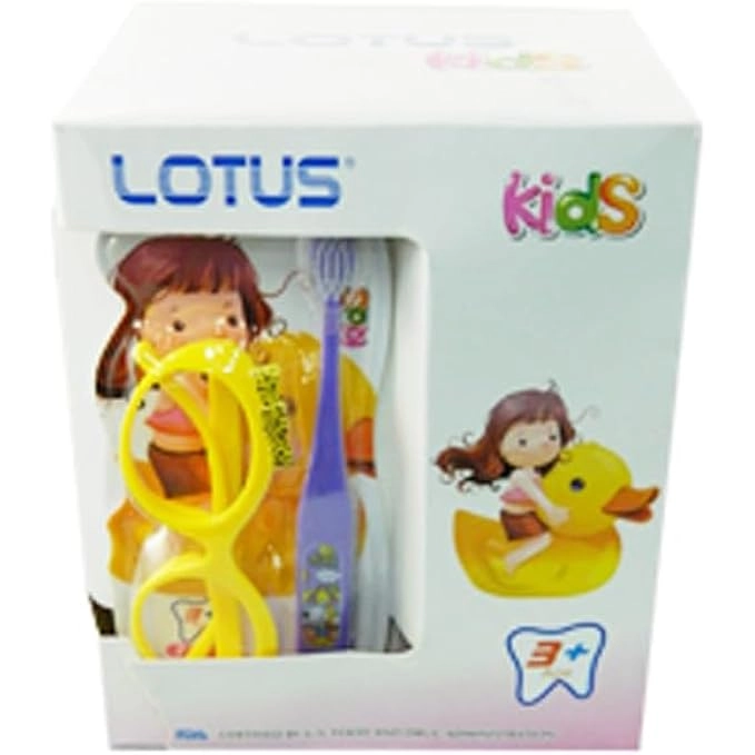 Children's Toothbrush Set with Sunglasses - Mixed Colors 1-Piece Pack