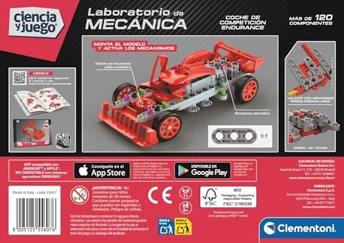 Mechanics Racing Game Construction Skills, Engineering Principles, Spatial Awareness - 7 years and up