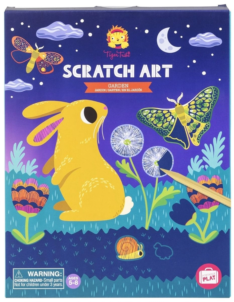Tiger Tribe Scratch Art - Garden