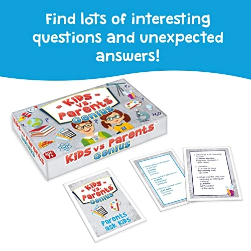 Kids vs Parents: True or False - Card Game