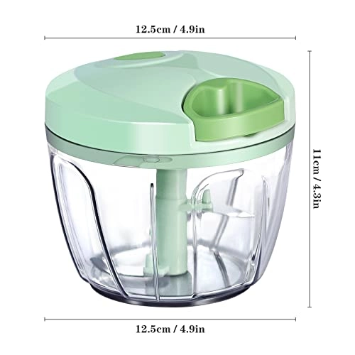 Manual Food Chopper - 650ML 3 blades