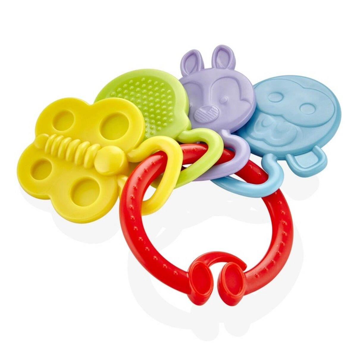 Babyjem Rattle Teether - 6 months hard plastic