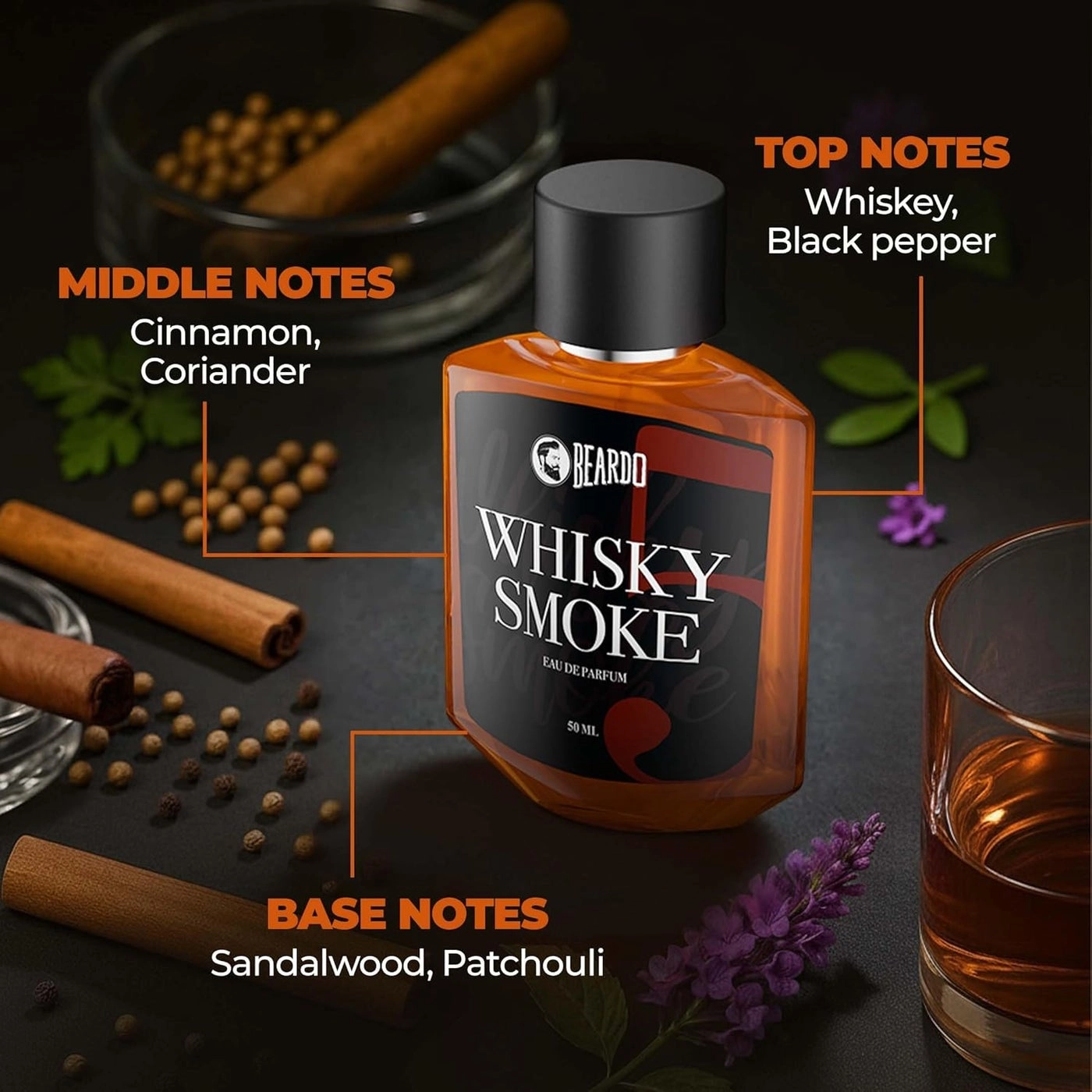 Whiskey Smoke Perfume - 50ml