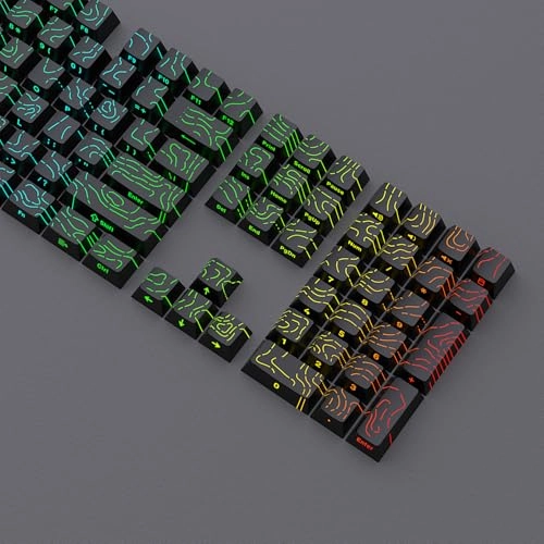 Contour Lines Keycaps