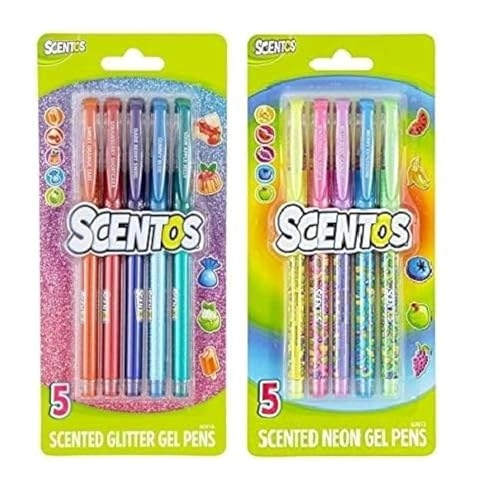 Play and Dream Scented Glitter Neon Gel Pens - Pack Of 1