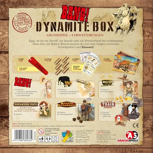 Bang! Dynamite Box - Collector's edition Basic game and 5 expansions (German)