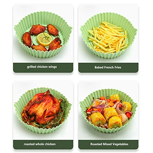 Air Fryer Silicone Pot - food-grade silicone 2 PCS