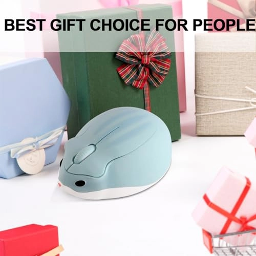 Kawaii Hamster Silent Optical Mouse - USB