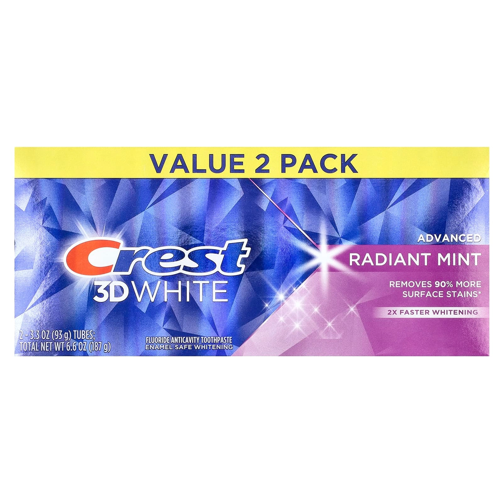 3D White Advanced Radiant Mint Toothpaste 93 g