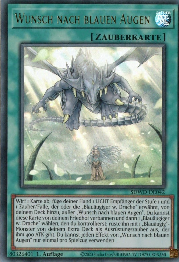 MZTCG Yugioh Blue-Eyes White Destiny SDWD-DE042 - German