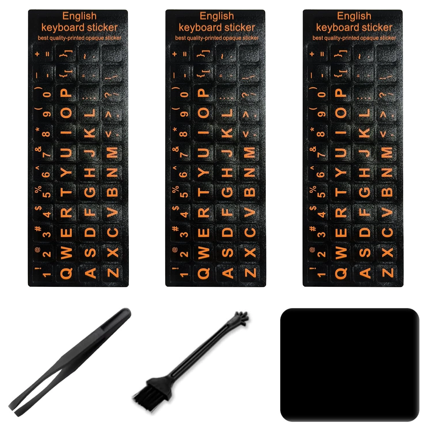 Universal English Keyboard Stickers - Wireless