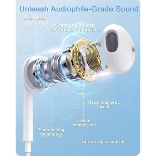 Lightening Earphones Wired Earphone