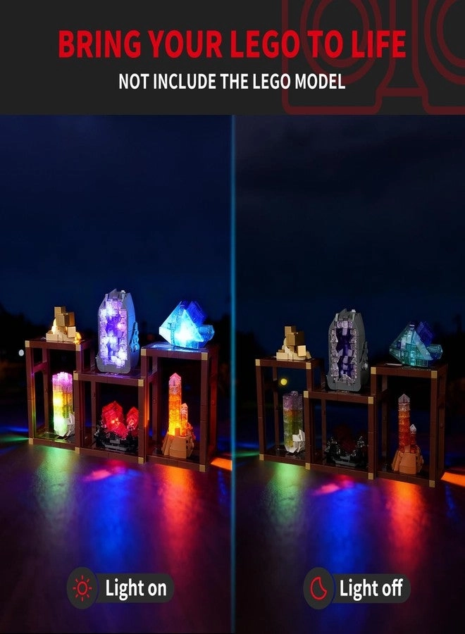 2.0 Light Kit - Plastic 1 for LEGO Ideas Mineral Collection 21362