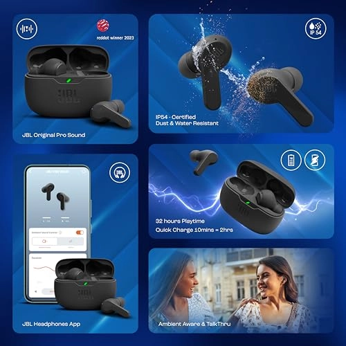 (Renewed) Vibe Beam Wireless Headphone