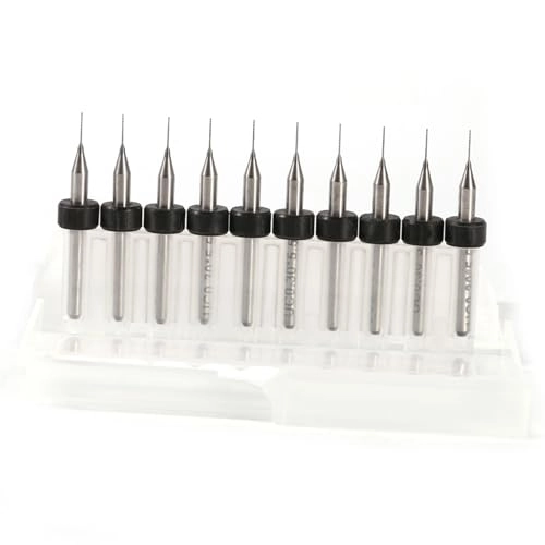 Carbide Micro Drill Bits - Tungsten Steel 10pcs 0.3mm