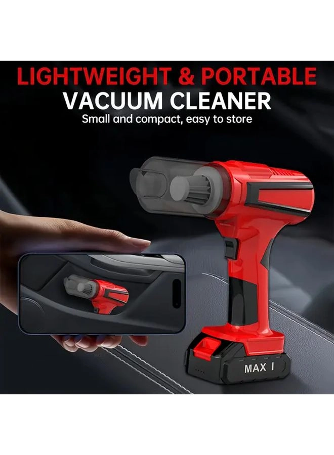 4-in-1 Wireless Handheld Vacuum Cleaner - 2000mAh
