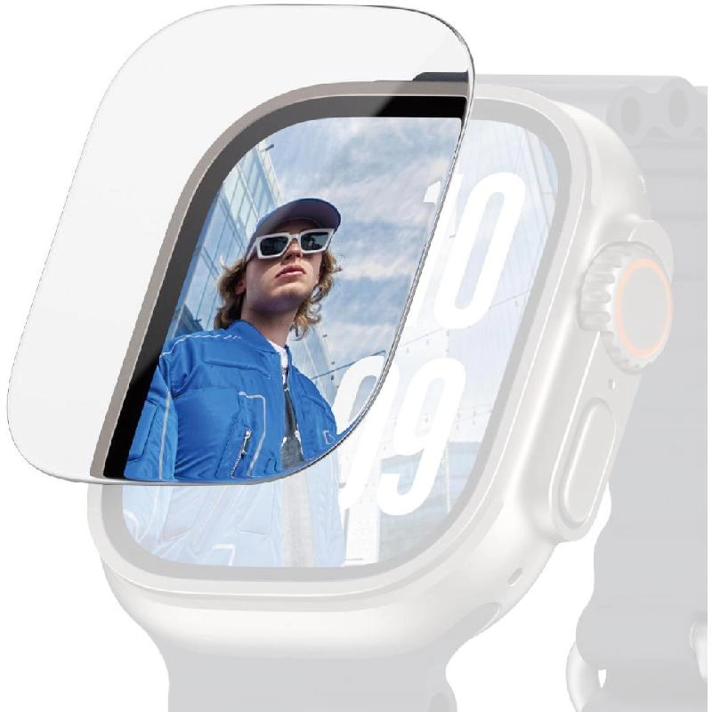 Glass & Thermoplastic Polyurethane Frame & Screen Protector for Apple Watch Ultra 2024