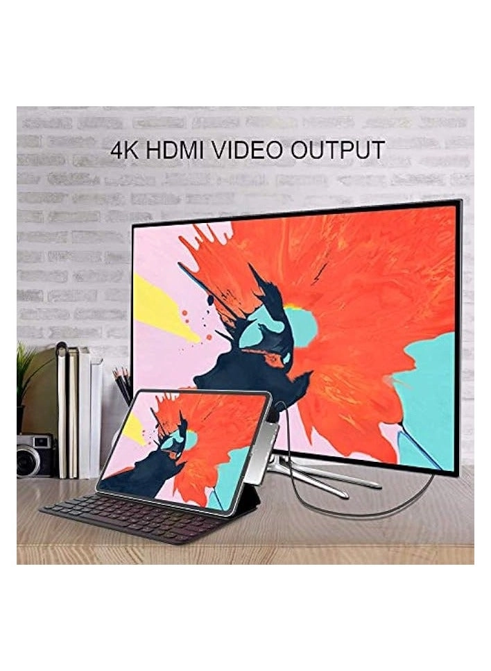 USB C Hub - 6-in-1 4K HDMI USB 3.0