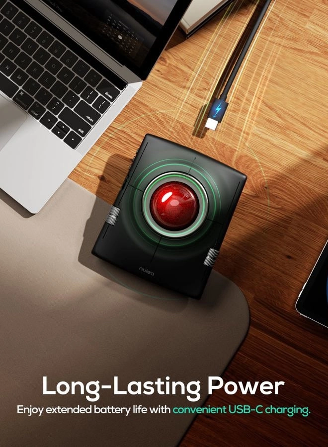 M512 Trackball Mouse - Bluetooth & 2.4GHz