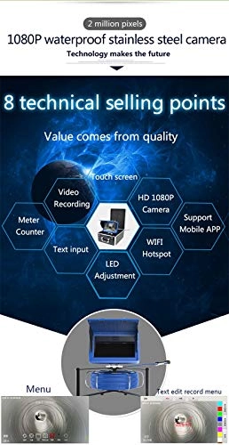 WIFI DVR Pipe Inspection - 5MM 100m