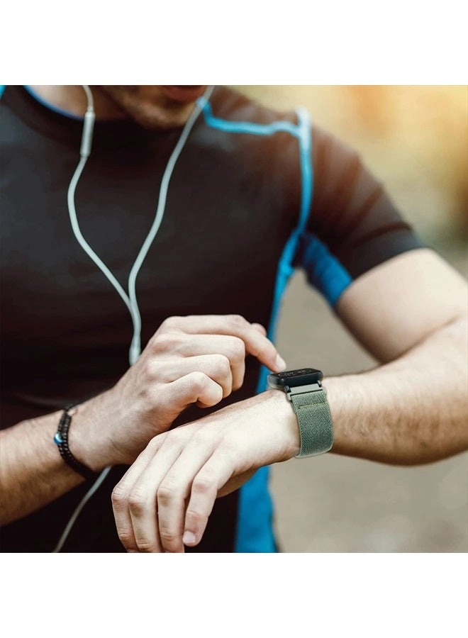 3 Pack 22MM Stretchy Nylon Watch Band for Amazfit GTR 4/GTR 3 Pro/GTR 3/GTR 2/2e/GTR 47mm, Garmin Vivoactive 4, Venu 2, Forerunner 255, Samsung Galaxy Watch 3/Galaxy Watch 46mm, Gear S3, Fossil Gen 5E, Ticwatch Pro 3, Huawei Watch 3, GT 2 46mm/GT3 46MM, Polar Vantage M