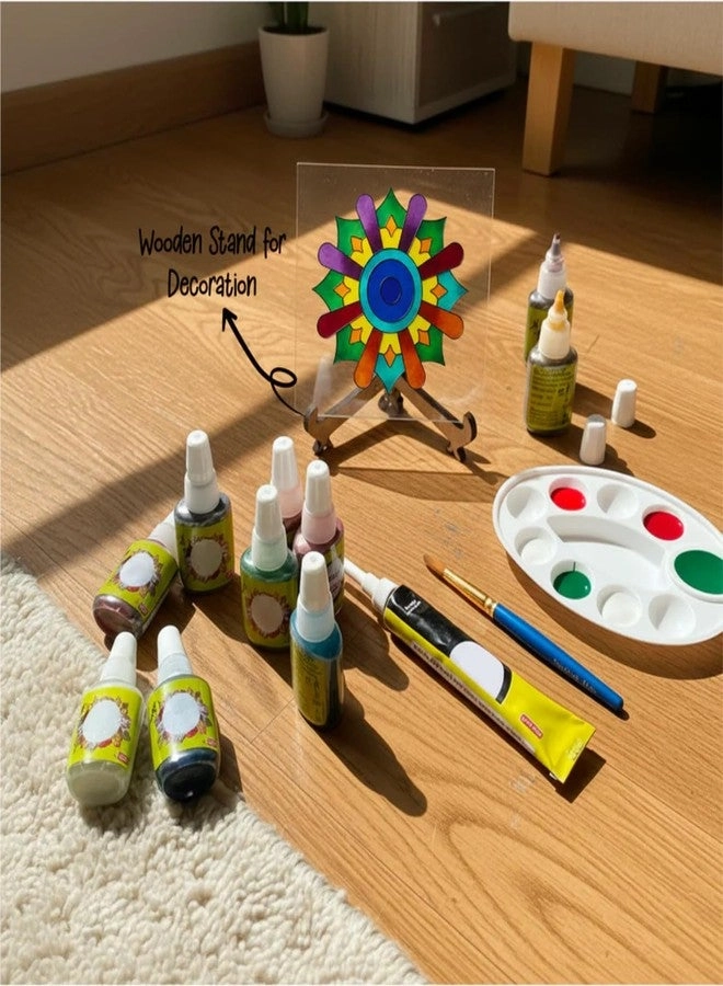Mandala Glass Painting Kit
