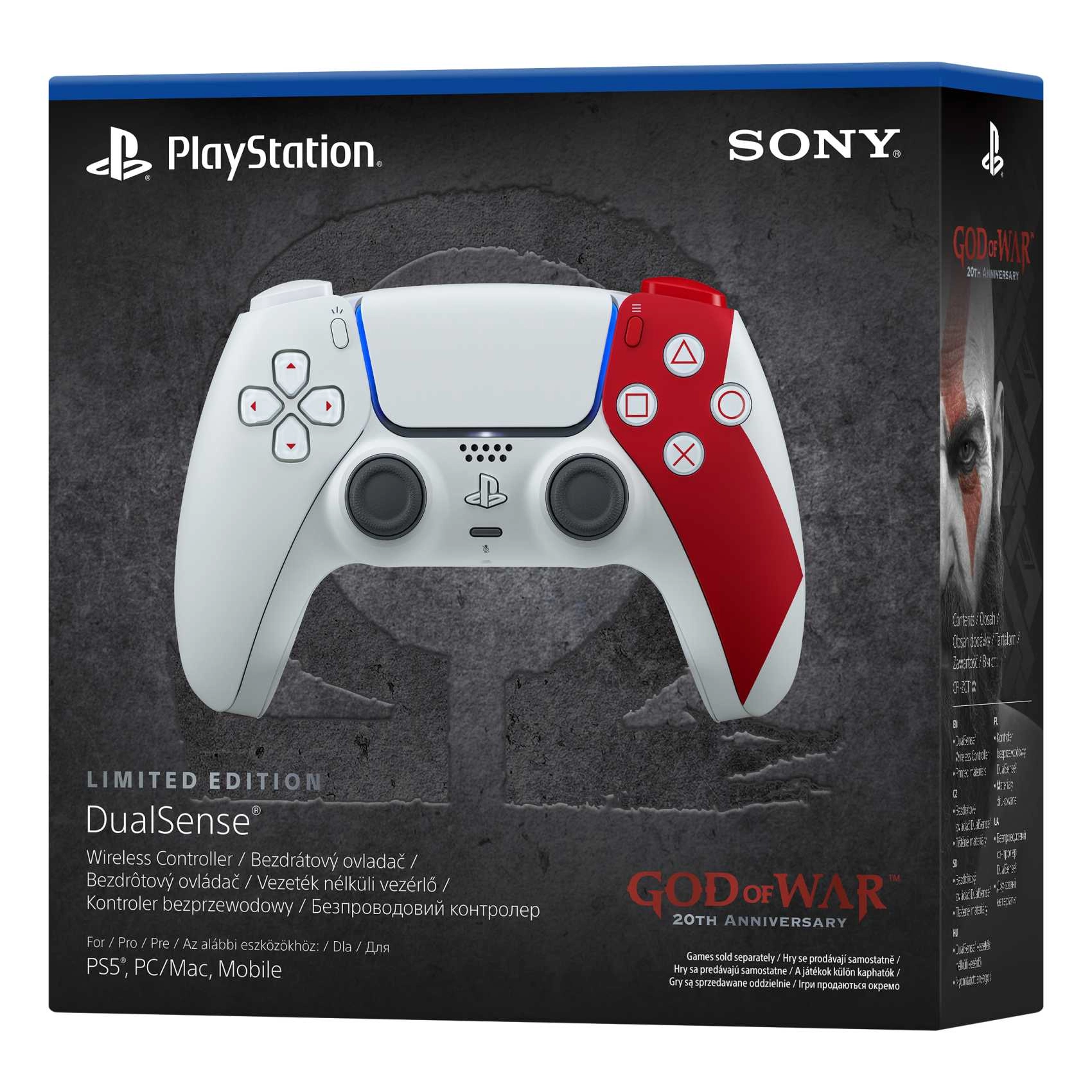 Dual Sense God of War 20th Anniversary Limited Edition - Multi PS5