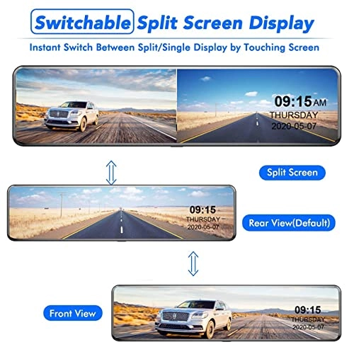 Mirror Dash Cam - 4K 30FPS