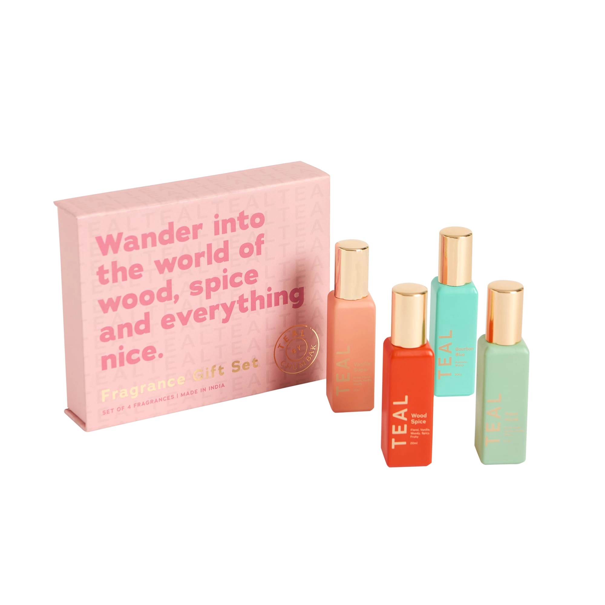 TEAL BY CHUMBAK Wanderlust - Floral Fruity Woody 4-piece(s)