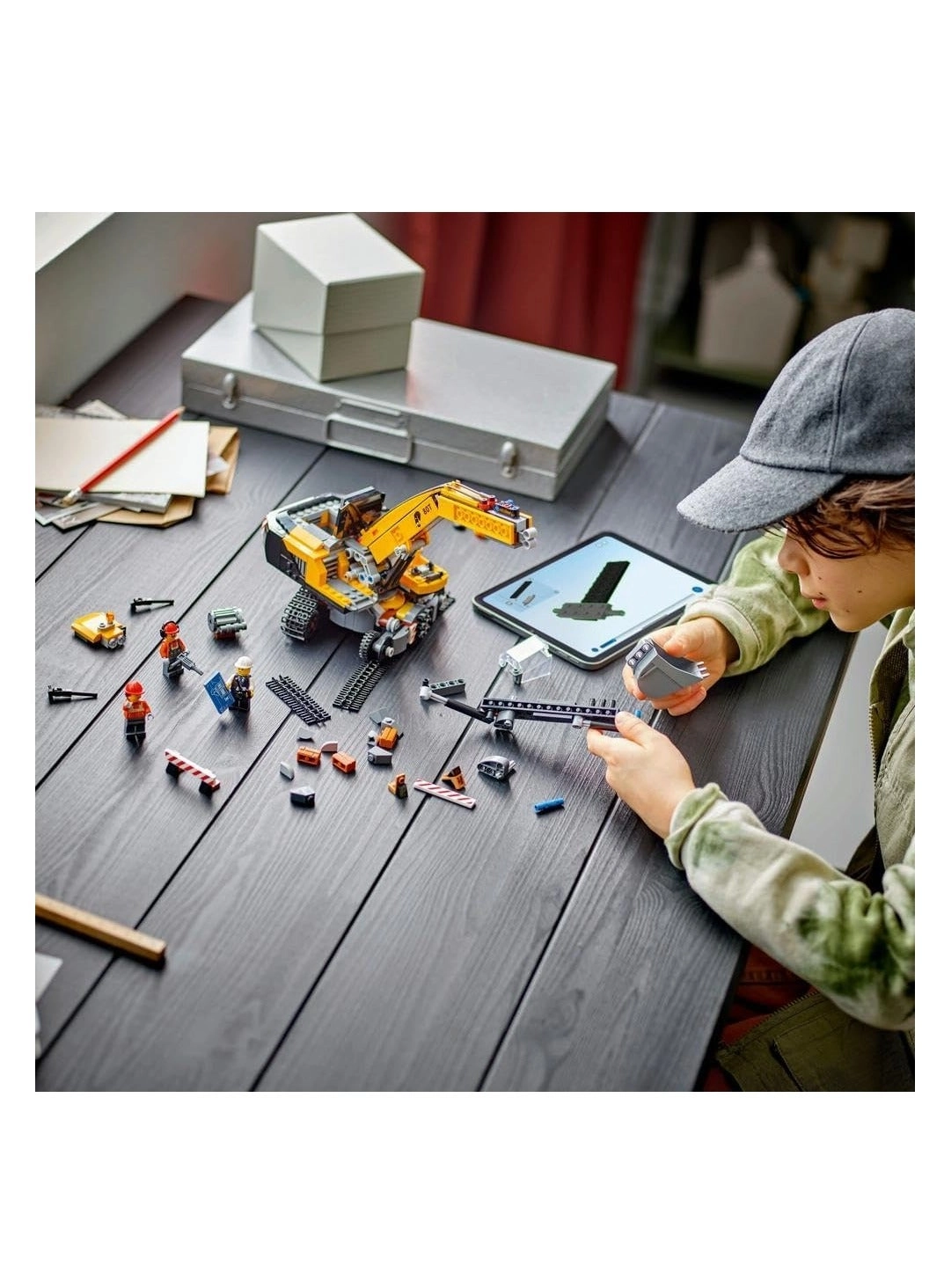 Construction Excavator - Yellow Ages 8+