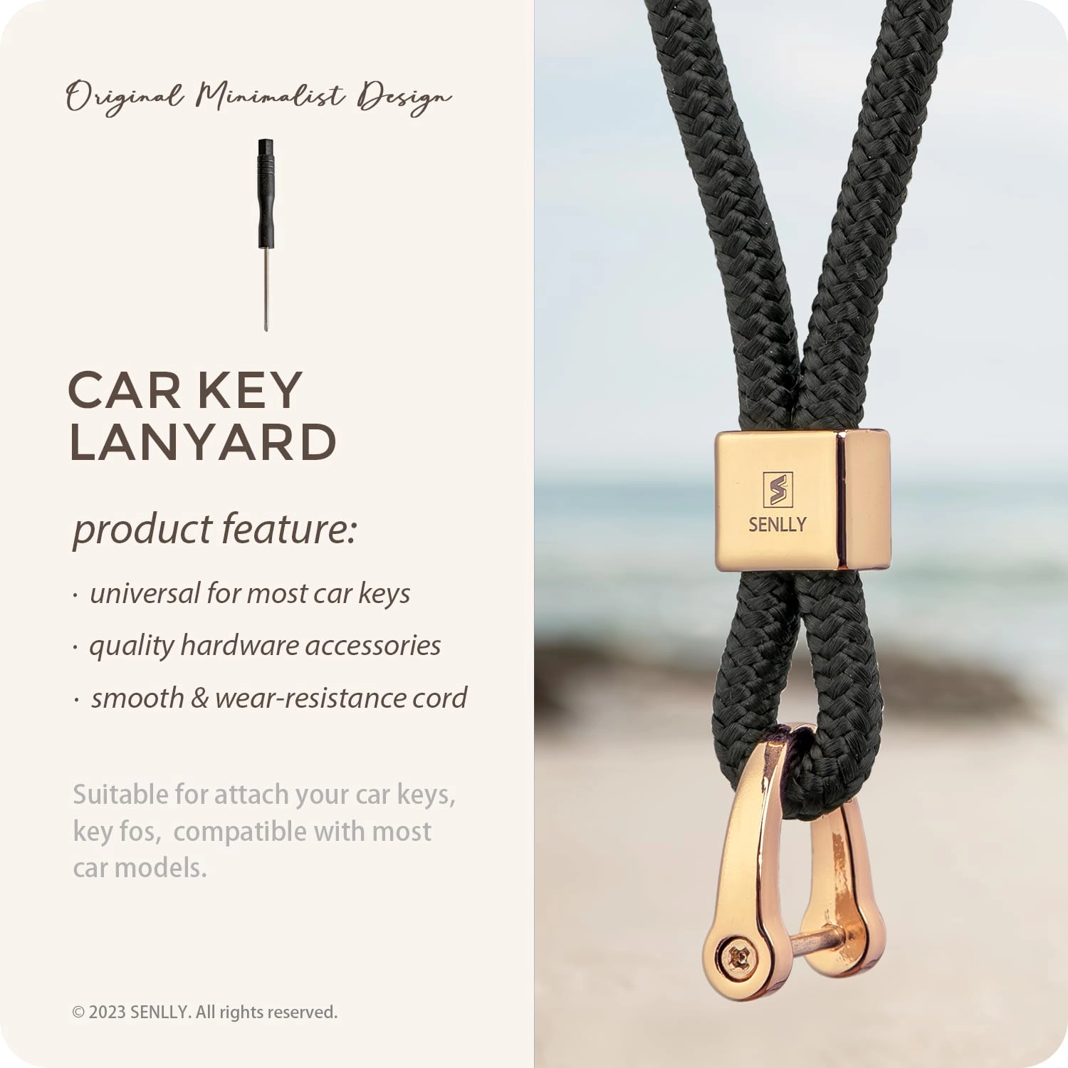 Car Keychain - Stretchy Elastic
