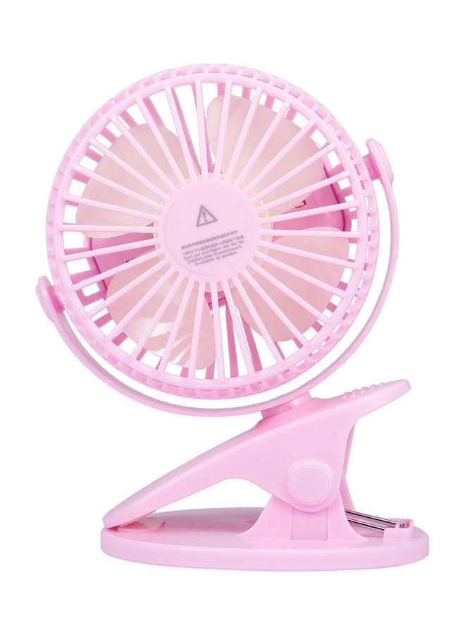 Cat Small Fan - Rechargeable Portable Pink