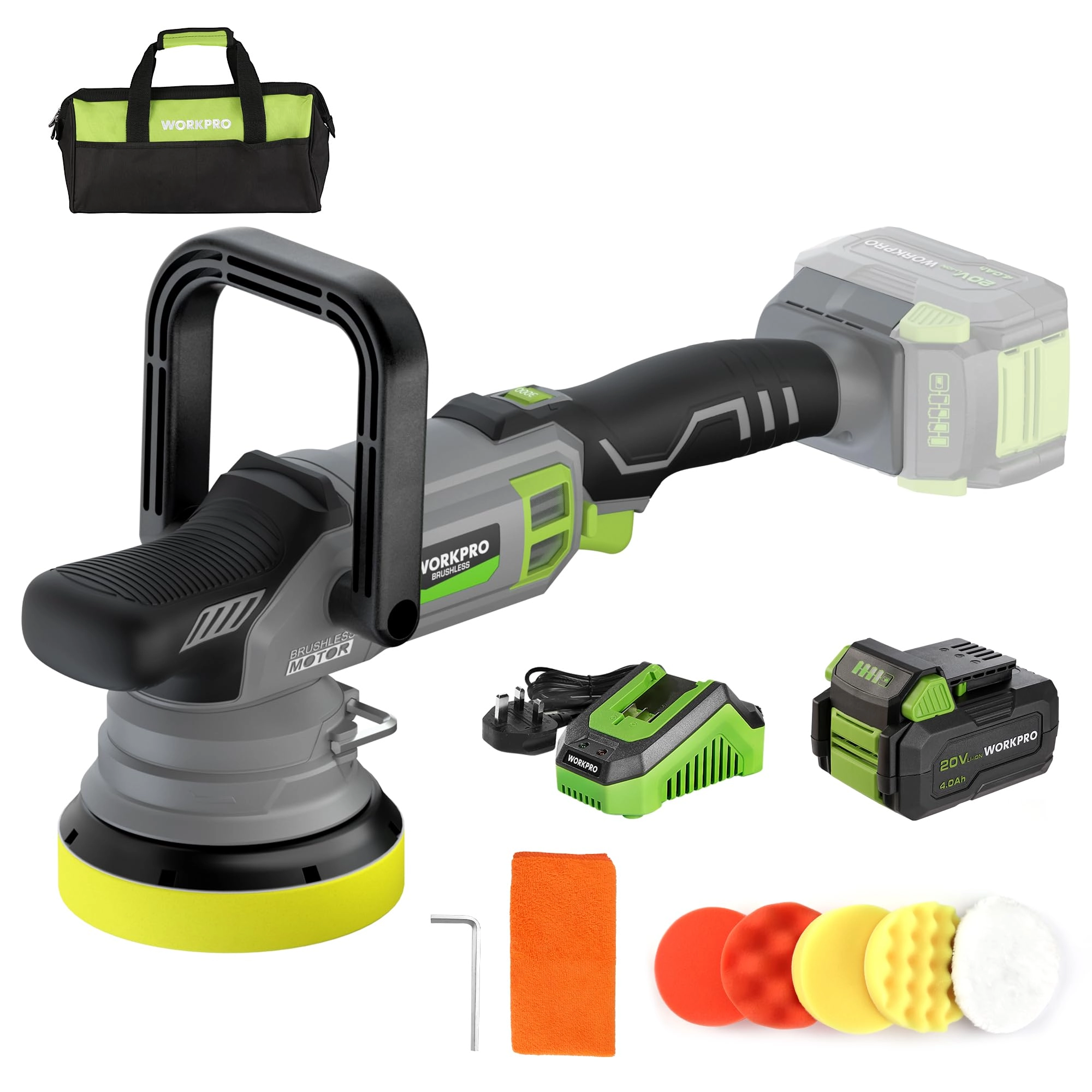 Hang Zhou Great Star Industrial Co.,LTD Cordless Buffer Polisher - 5-Inch