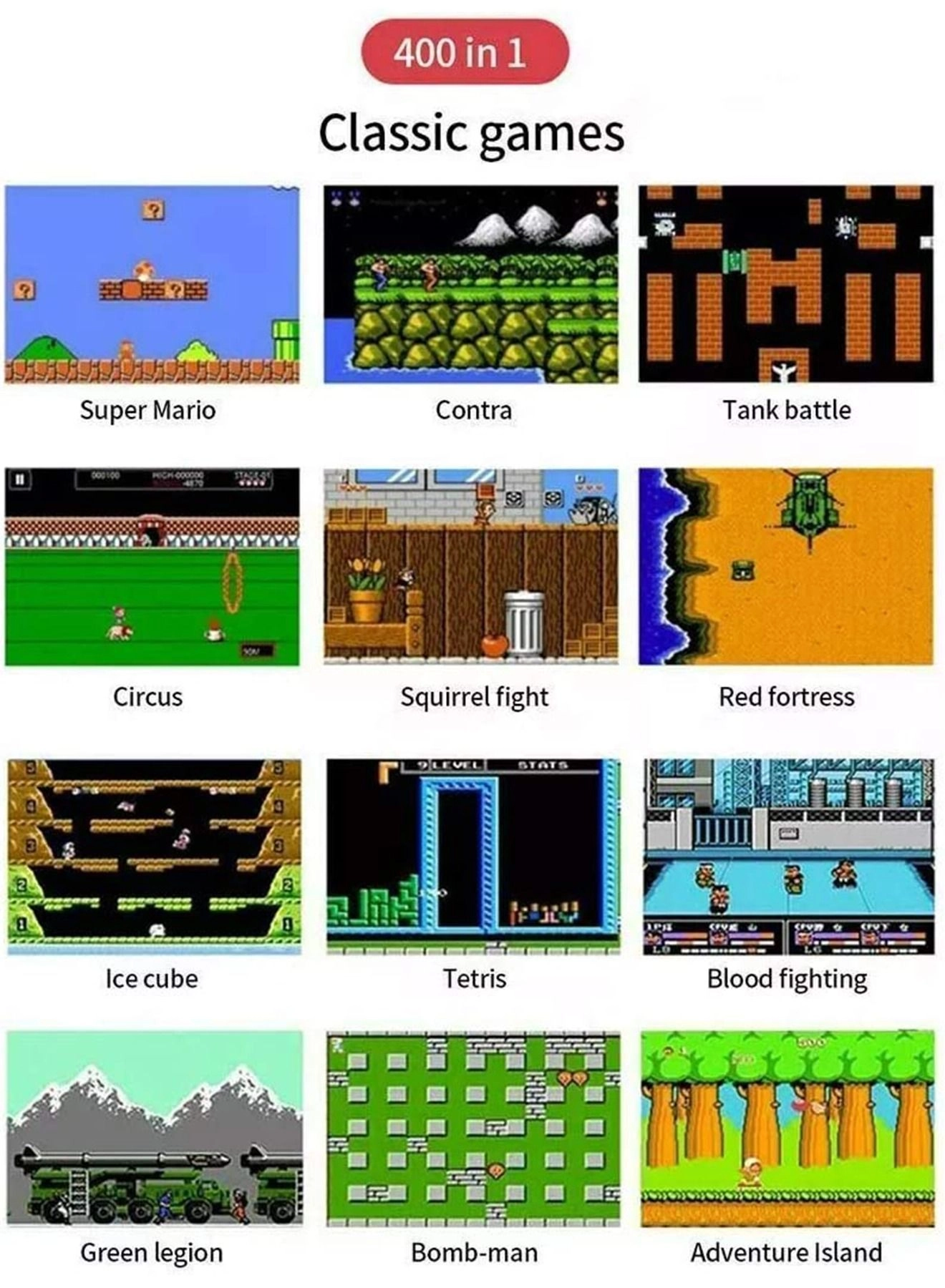 Retro Handheld Game Console