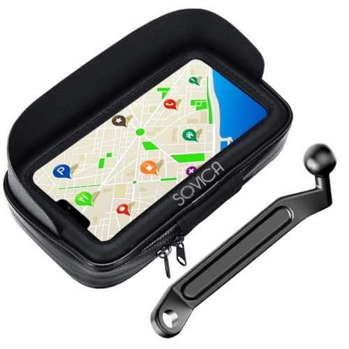 Motorcycle Bicycle Waterproof Case - Anti-Glare Fits up to 7.2 Inch