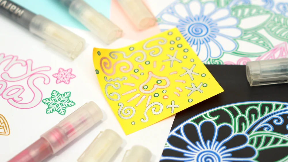 Silver Rainbow Markers