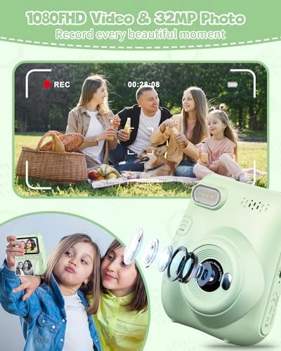 Kids Instant Print Camera