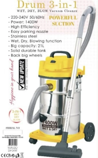 2 in 1 Wet & Dry Vacuum Cleaner (371475286214)