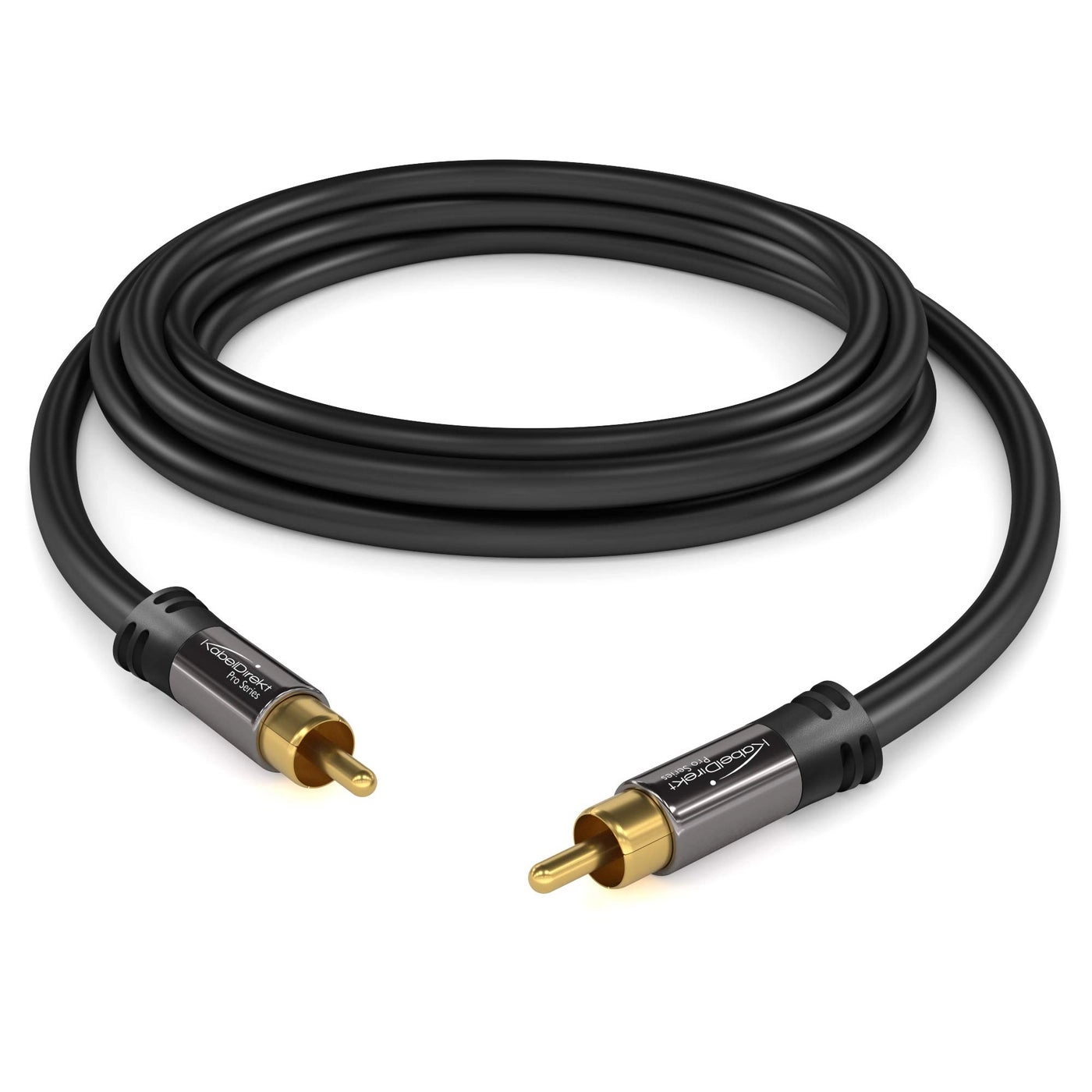 RCA/Phono subwoofer Lead Cable - 6ft Short
